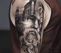 Best Black And Grey Realism Tattoo Artists In The World Zeus Tattoo By Arlo Tattoos Post 15958 Zeus Tattoo Hyper Realistic Tattoo Mythology Tattoos