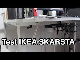 Test Ikea Skarsta Tisch Hohenverstellbar Test Hohenverstellbarer Tisch Youtube