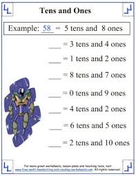 Activities include tens and ones rounding building 2 digit numbers and changing back and forth between expanded form and normal form. Place Values Tens Ones Lesson