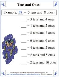 1.nbt.1, 1.nbt.2a, 1.nbt.2c, 1.nbt.3, 1.nbt.5 Place Values Tens Ones Lesson