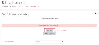 He did some gardening and fishing for his daily life. Membuat Ujian Online Di Moodle Knowledge Base Jagoan Hosting Indonesia