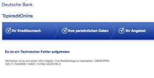 Deutsche Bank Online Kredit Auch Fur Senioren Moglich