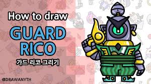 Currently being worked on, but feel free to post any brawl stars, supercell, or subreddit related posts! How To Draw Guard Rico Brawl Stars New Skin Youtube