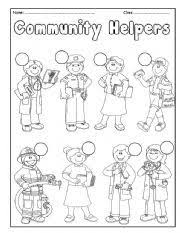 Jun 03, 2020 · glue the uniforms to your favorite buddy paper doll and have a conversation about all the things our community helpers do for us every day. Printable Coloring Pages Community Workers Video