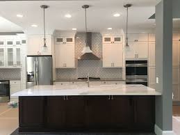 Kitchen Makeover Grey White Brown Combination White Kitchen Makeover Brown Kitchens Kitchen Cabinets Painted Grey
