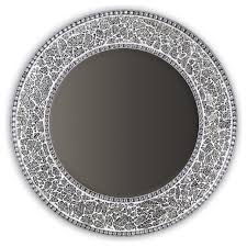 Check spelling or type a new query. Decorative Round Framed Wall Mirror Glass Mosaic 24 Contemporary Wall Mirrors By Decorshore Houzz