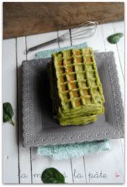 Gaufres Salees Au Pesto Et Epinards Frais Gaufres Salees Gaufres Recette