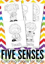 Five senses coloring pages many interesting cliparts example of labeling the five senses clipart free coloring page Five Senses Printable Coloring Pages From Abcs To Acts