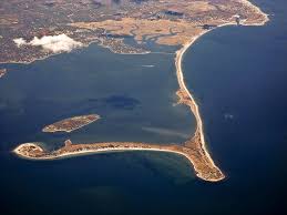 Aerial View Of Duxbury Beach Plymouth Beach Duxbury Beach