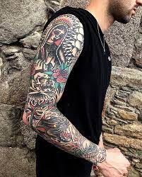 Pin By Craig Son On Tattoo Ideas American Traditional Tattoo Traditional Tattoo Traditional Tattoo Sleeve