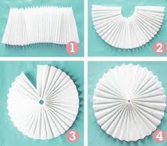 Adornos De Papel Colgantes Para Fiestas Cositasconmesh Paper Party Decorations Paper Rosettes Paper Flowers