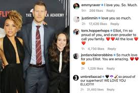 Elliot page x men 3.хью джекман, холли берри, иэн маккеллен и др. Elliot Page Came Out As Trans And His Umbrella Academy Cast Is So Supportive