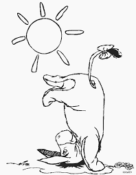 Pooh 15 Coloring Page Eeyore Tattoo Eeyore Coloring Pages