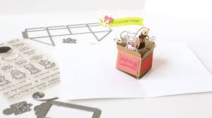 I must admit, though, when i opened it i was a bit overwhelmed. Lawn Fawn Mini Pop Up Box Card Satur Yay 9 29 18 Youtube