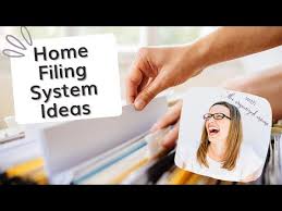 Piling files always raise a question of organization, it is simply not efficient to stack them up in a regular cabinet with 2 shelves, and name tags on doors, this file cabinet allows you to neatly sort your files into different categories. Home Filing System Ideas The Organized Mama