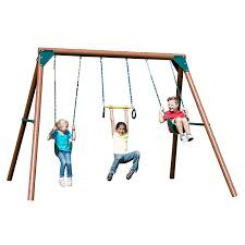 I honestly can't believe how easy this was to put together, and how quickly it came together, considering how big it is. Easy Swing Set Plans How To Build A Swing Set For The Yard