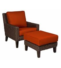 The set can be used both indoors and outdoors. Woodard Mona Patio Chair With Ottoman Wayfair