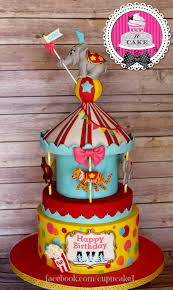 How to throw a diy carnival birthday party for your child. First Birthday Circus Cake Novocom Top