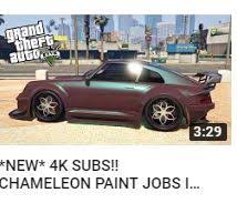 Chameleon Paint Jobs In Gta Online Tropical Storm Black Candy Neochrome Paint Job Black Candy Gta Online