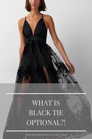 Image result for black tie optional female