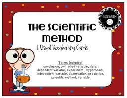 Stem Visual Vocabulary Cards The Scientific Method Scientific Method Vocabulary Cards Cool Science Experiments