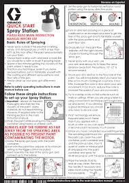 Graco Spray Station Quick Start Pdf Download Manualslib