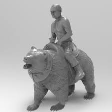 Vladimir vladimirovich putin (born 7 october 1952) is a russian politician and former intelligence officer who is serving as the current president of russia since 2012. Download Free Stl File Putin On Bear Model To 3d Print Cults