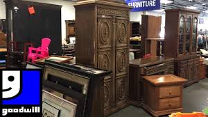 Goodwill Furniture Armchairs Chairs Tables Shop With Me Shopping Store Walk Through 4k Youtube