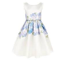 Monsoon Girls Blue Heidi Hydrangea Dress Debenhams Hydrangea Dress Wedding Dresses For Kids Dresses