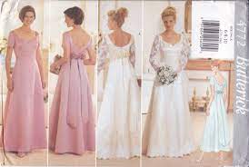 New Sewing Pattern Butterick 4772 For Wedding Gown Bridal Etsy In 2021 Wedding Dress Sewing Patterns Wedding Dress Patterns Bridal Dresses