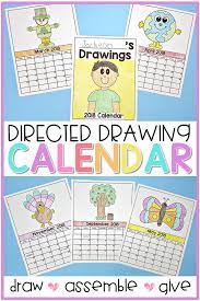Directed Drawing Calendar Parent Gift Years 2021 2025 Editable Calendar Directed Drawing Parent Gifts Calendar
