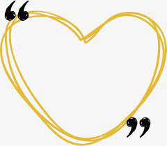 Yellow Line Love Border Vector Png Love Heart Of Love Png And Vector Love Png Background Design Borders And Frames