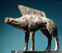Bronze Boar La Tene Culture Neuvy En Sullias Loiret France 50 Bc 50 Ad Height 76 Cm Length 1 25 Meters Art Celte Celtique Protohistoire