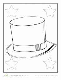 Top Hat Worksheet Education Com Coloring Pages Steampunk Coloring Hat Drawing