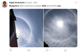 Their frequency depends on the frequency of cirrus coverage and whether it has. Sun Halo Call It Magic Call It True Unique Sun Halo Witnessed By Bangaloreans Majestic Photos Go Viral Trending Viral News
