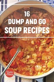 16 Dump And Go Soups Soup Recipes Slow Cooker Easy Soup Recipes Dump Soup Recipe