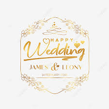 Frame untuk undangan yang disajikan dengan lengkap dan juga menarik, kita bisa menemukannya melalui beberapa situs media online yang menyediakan secara khusus mengenai berbagai macam model serta bentuk frame untuk undangan. Gold Flower Frame With Typography Happy Wedding Happy Invitation Gold Png And Vector With Transparent Background For Free Download