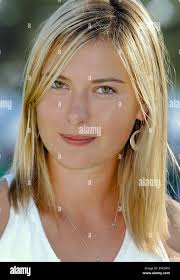 Womens tennis champion, Maria Sharapova, beauty shot Stock Photo