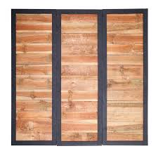Outdoor Essentials 2 Ft X 6 Ft Pressure Treated Dura Color Sonoma Wood Fence Panel With Black Frame 311444 The Ho Wood Fence Design Wood Fence Fence Panels