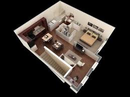 1 Bedroom Apartment House Plans One Bedroom House Floor Plan Design Small House Design