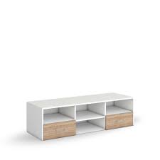 Ein tv schrank kann außerdem so dekorativ aussehen, dass er sich der einrichtung eines jeden besonders beliebt sind gerade tv schränke in weiß hochglanz oder schwarz hochglanz. Tv Lowboard Bardolino Eiche Weiss