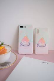 zengxiaoe 手机壳磨砂软壳刨冰系列 桃子冰 phone ring phone electronic products