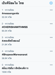 แฮชแท็ก #messengerล่ม ขึ้นมาอยู่บนเทรนด์ทวิตเตอร์อันดับที่ 1 ประเทศไทย โดยชาวเน็ตต่างบ่นระงม หลังจากที่เมสเซนเจอร์ (messenger) ใน. Z Syfqiba 7 6m