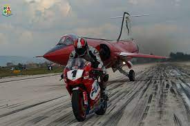 The starfighter was featured in music and film. Ducati 999 Vs F 104 Starfighter Historic Challenge Held In Italy In 2004 Blog Before Flight Aerospace And Defense News