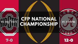 It ends in the state of alabama. Watch Cfp National Championship Game 2021 Live Streams Free Alabama Vs Ohio State Online Tv Coverage Fremont Seattle