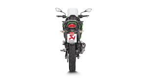 In this version sold from year 2017 , the dry weight is 173.0 kg (381.4 pounds) and it is. Kawasaki Versys X 250 300 2018 Slip On Line Titanium Akrapovic Motorrad Auspuffanlagen