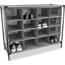 Recycling corrugated paper cardboard slant wall mount shoe sneaker shoe rack display shelf. Wall Hanging Shoe Rack Target
