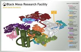 Black Mesa Research Facility 3d Model Map By David Razi Dryburgh Halflife Jobs In Art Map Facility