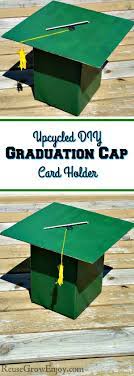 Choose the leather you want your card holder to be made of. Diy Graduation Cap Card Holder Reuse Grow Enjoy