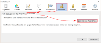 Wenn sie nur ein 1 produkt besitzen, gehen sie weiter zu schritt 3. Passworter In Thunderbird Speichern Andern Oder Loschen Hilfe Zu Thunderbird